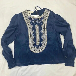 NWT Souk Indigo top